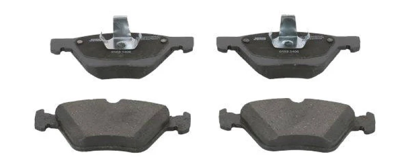 Image of JURID 571876J Brake pad set prepared for wear warning indicator, without accessories Brake Pad Set,disc brake (402)