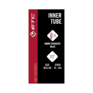 Image of ETC Inner Tube 20 X 1 3/8-500A Schrader Valve 48mm
