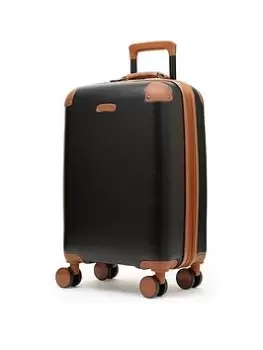 Image of Rock Luggage Carnaby UYG8C 8 Wheel Hardshell Cabin Black Suitcase