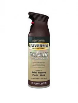 Image of Rust-Oleum Universal Metallic All-Surface Spray Paint ; Oil-Rubbed Bronze 400ml