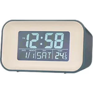 Image of Acctim Clock 15861 10cm x 4.7cm x 5.8cm Storm Blue