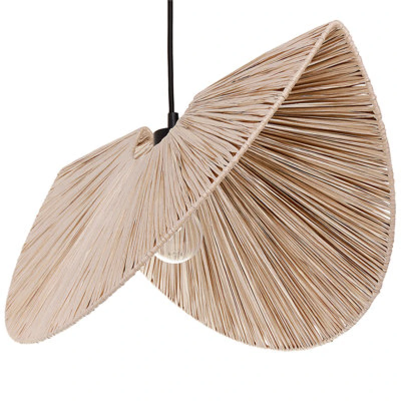 Image of Beliani Pendant Lamp Herron Paper Natural