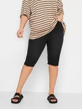 Image of Yours Ava Cycling Short Washed Black, Size 18, Women