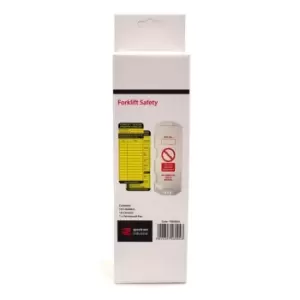 Image of Forklift Tag Kit (10 AssetTag Max Holders, 10 Inserts, 1 Pen) Boxed