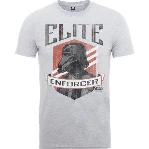 Image of Star Wars - Rogue One Elite Enforcer Kids 12 - 13 Years T-Shirt - Grey