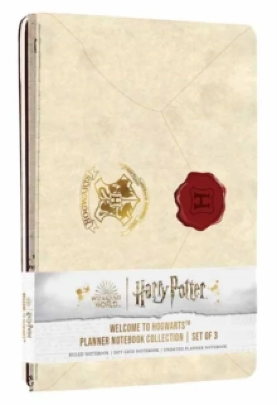 Image of Harry Potter: Welcome to Hogwarts Planner Notebook Collection (Set of 3) Paperback / softback