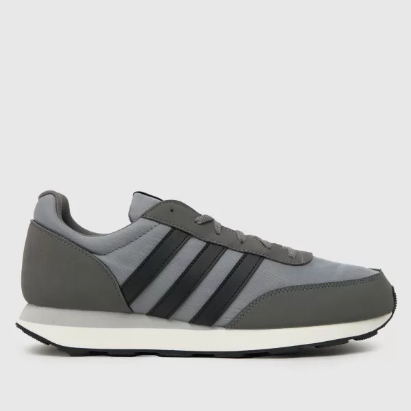 Image of adidas run 60s 3.0 trainers in grey & Black Grey & Black UK 7 (EU 40?)