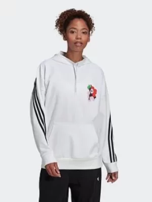 Image of adidas X Marimekko Hoodie, Pink Size M Women