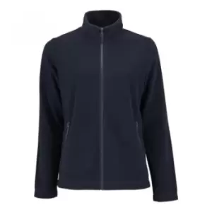 image of SOLS Womens/Ladies Norman Fleece Jacket (M) (Navy)