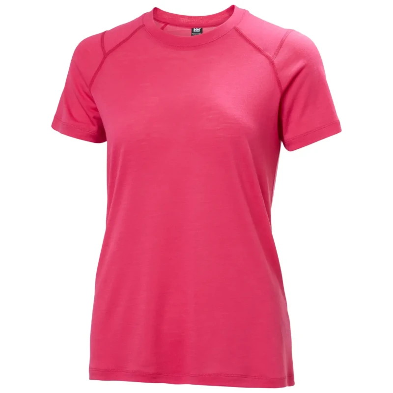 Image of Womens T-Shirt Helly Hansen Durawool Rose Female L