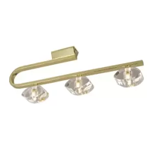 Image of Alfa Linear Bar 3 Light G9, Polished Brass