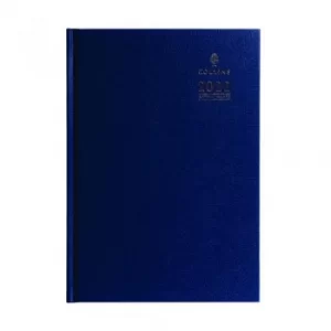 Image of Collins A4 Desk Diary Day Per Page Appointment Blue 2022 A44BLU