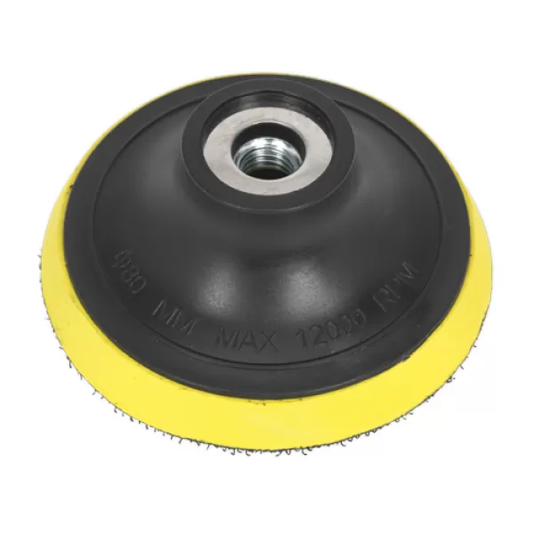 Image of Genuine SEALEY PTC75VM10 Hook & Loop Backing Pad Ø75mm M10 x 1.5mm
