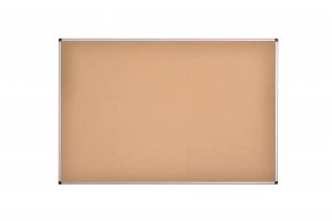 Image of Bi-Office Cork Board 1800x1200 Alum Frame
