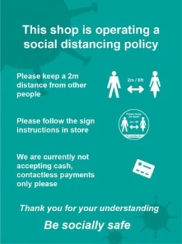 Image of Social distancing A-CLG (300x400mm)