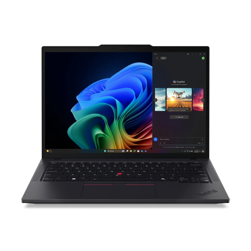 Image of Lenovo ThinkPad T14 Gen 6 (AMD) Copilot+ PC AMD Ryzen AI 5 PRO 340 Laptop 35.6cm (14") WUXGA 16GB DDR5-SDRAM 512GB SSD WiFi 7 (802.11be) Wi