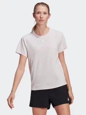 Image of adidas Heat.rdy Training Tee, Pink Size M Women