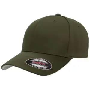 Image of Flexfit Unisex Wooly Combed Cap (XXL) (Olive Green)