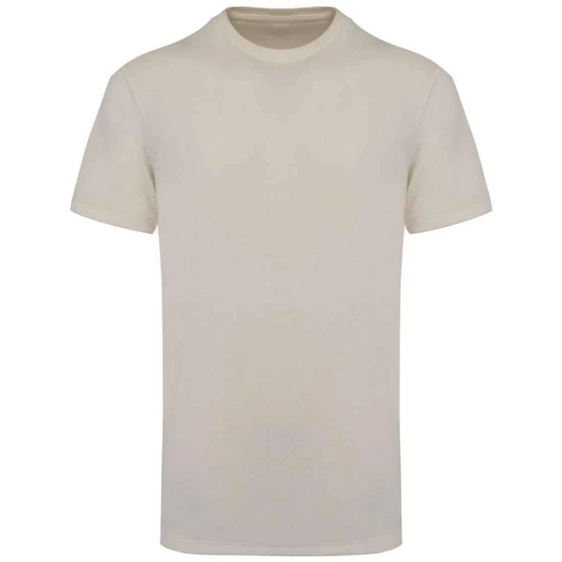 Image of Native Spirit Mens Terry Towel T-Shirt in Ivory Size: Large Ivory Male L