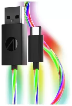 Image of STEALTH PS5/Switch 2m LED Light Up Twin Play & Charge Cables