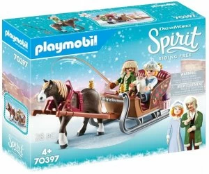 image of Dreamworks Spirit 70397 Winter Sleigh Playset