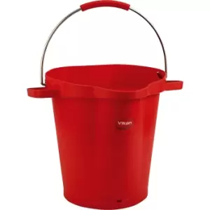 image of Vikan Bin, suitable for foodstuffs, capacity 20 l, pack of 5, red