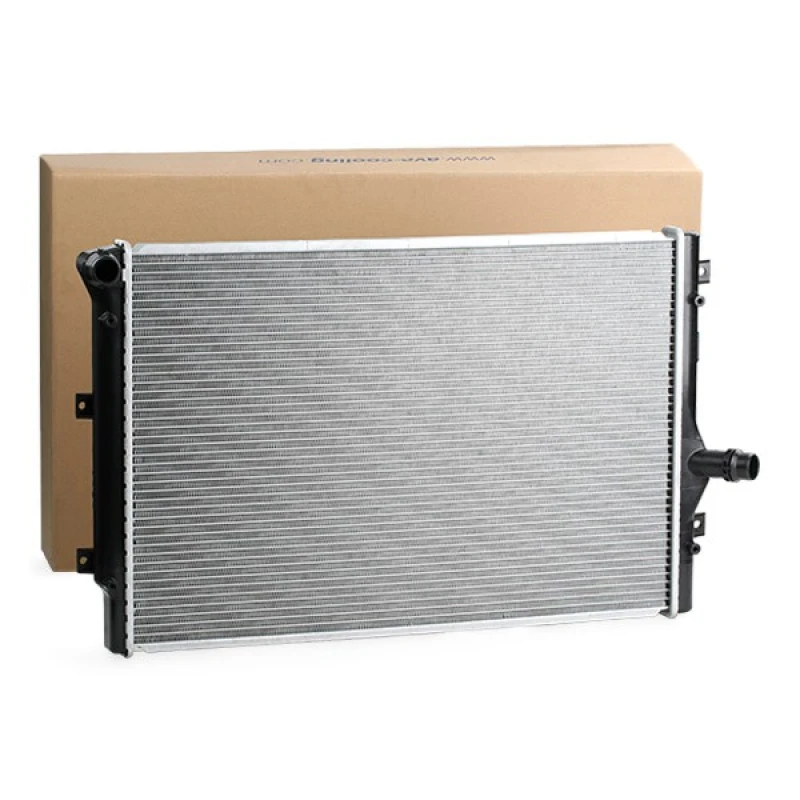 Image of PRASCO VW2208 Engine radiator Plastic Aluminium, Plastic Radiator,engine cooling (470)