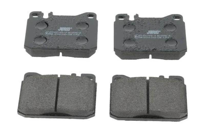 Image of JURID 571372J Brake pad set prepared for wear warning indicator, without accessories Brake Pad Set,disc brake (402)