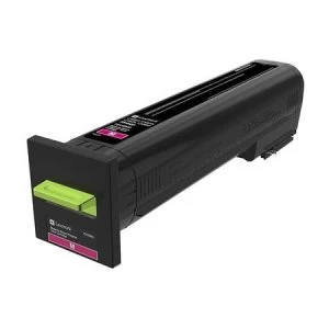 image of Lexmark 72K20M0 Magenta Laser Toner Ink Cartridge