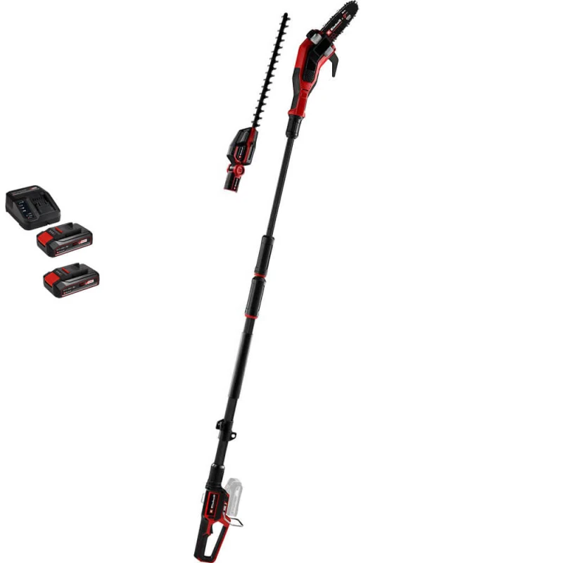 Image of Einhell Professional GP-HC 18/5020 Li T BL 18v Cordless Brushless Hedge Trimmer and Pole Pruner GP-HC 18/5020 Li T BL Batteries: 2 x 2.5ah Li-ion