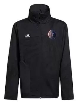 Image of Boys, Adidas Pogba Tracktop, Grey, Size 11-12 Years