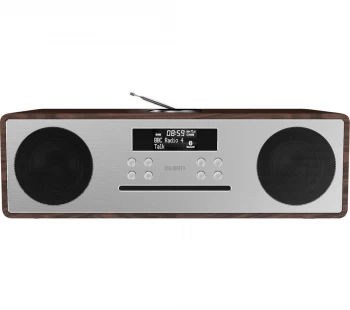 image of Majority OAK-CDAB-WAL Oakington DAB Smart Bluetooth Radio - Walnut