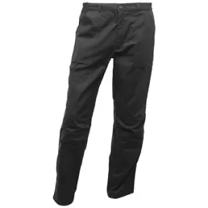 Image of Regatta Mens Workwear Action Trouser (Water Repellent) (32 Long) (Black) - Black
