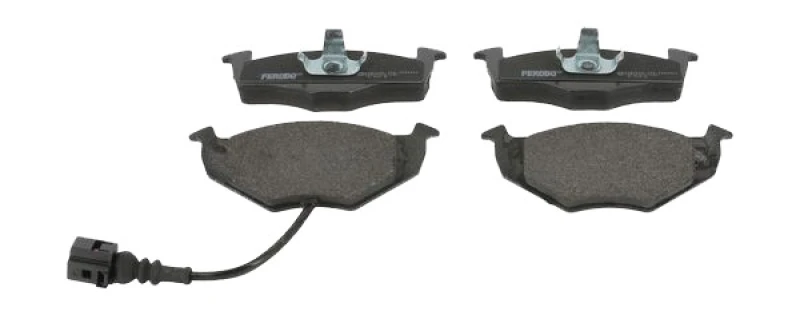 Image of FERODO FDB1634 Brake pad set incl. wear warning contact, without accessories, with piston clip Brake Pad Set,disc brake (402)
