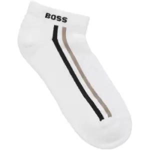 Image of Boss AS Rib Stripe CC 10242901 01 - White