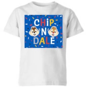 Disney Chip N' Dale Kids T-Shirt - White - 5-6 Years