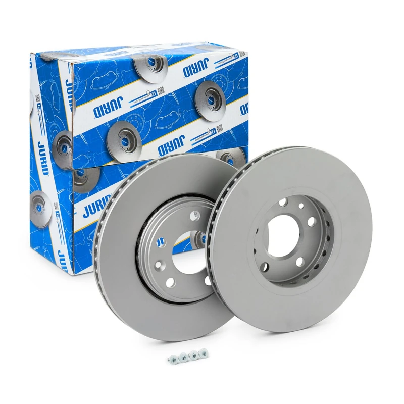 Image of JURID 562595JC Brake disc COAT+ Vented, Coated, with bolts/screws Brake Disc (82)