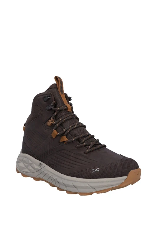 Image of Hi-Tec Hi-Tec Men Fuse Trek Mid Hiking Boots in Grey Size: 7 Grey 7 Male 5054142623424