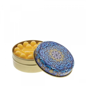 Image of Dark Blue Border Kaleidoscope with Lemon Soap