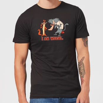 Image of I Am Weasel Characters Mens T-Shirt - Black - 3XL - Black