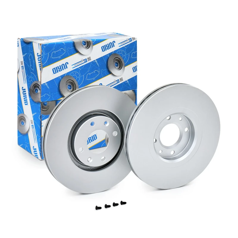 Image of JURID 562267JC Brake disc COAT+ Vented, Coated, with bolts/screws Brake Disc (82)
