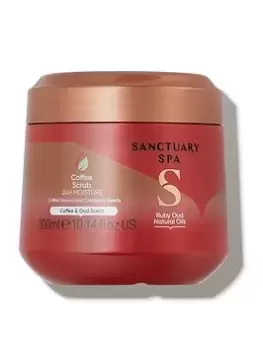 Image of Sanctuary Spa Ruby Oud Natural Oils Coffee Scrub 300Ml