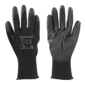 image of Silverline Black Palm Gloves XL 10 589144