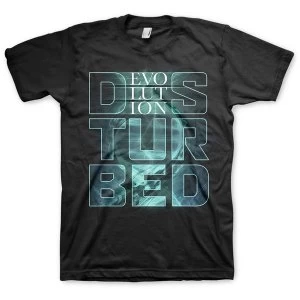 Image of Disturbed - Evolution Unisex Large T-Shirt - Black