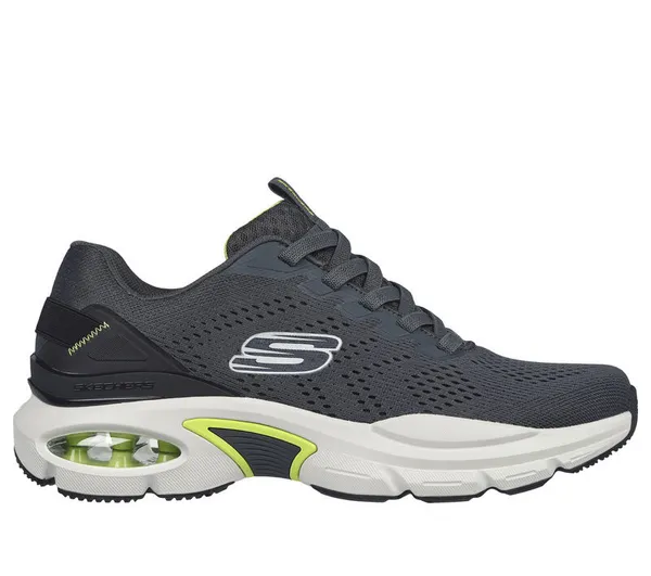 Image of Skechers Mens Skech-Air Ventura Stretch Mesh Trainers UK Size 7 (EU 41) Teal Black SKE2274-TLBK-7