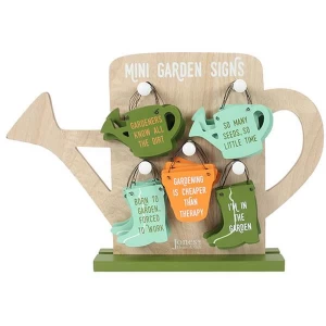 Image of Set of 30 Mini Wooden Sign