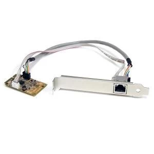 image of Startech Mini PCIe Gbit Ethernet Network NIC Card 8STST1000SMPEX