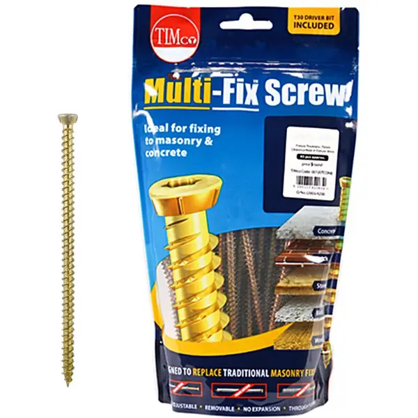 Image of Multi Fix Countersunk Torx Concrete Screws 00150TCONB Diameter: 7.5mm