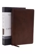 Image of nrsv catholic bible gift edition leathersoft brown comfort print holy bible