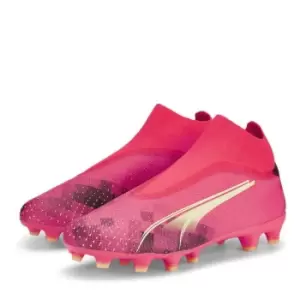 Image of Puma Ultra .3LL Firm Ground Football Boots Mens - Orange
